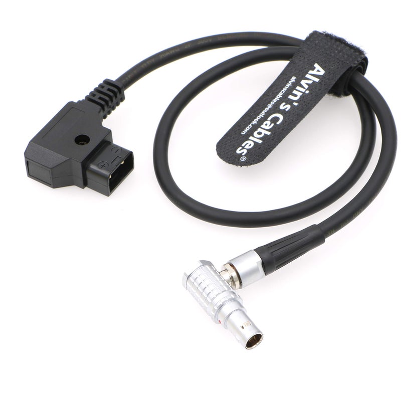 Alvin's Cables كابل ألفينز D-Tap إلى 2 دبوس ذكر بزاوية قائمة للطاقة لتيراديك بوند، تيراديك بولت، شاشة سمول إتش دي 45 سم | 18 بوصة - Image 1